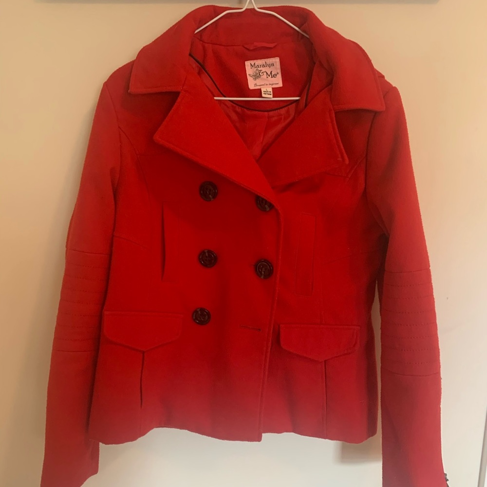 Fitted Red Winter Coat ❤️